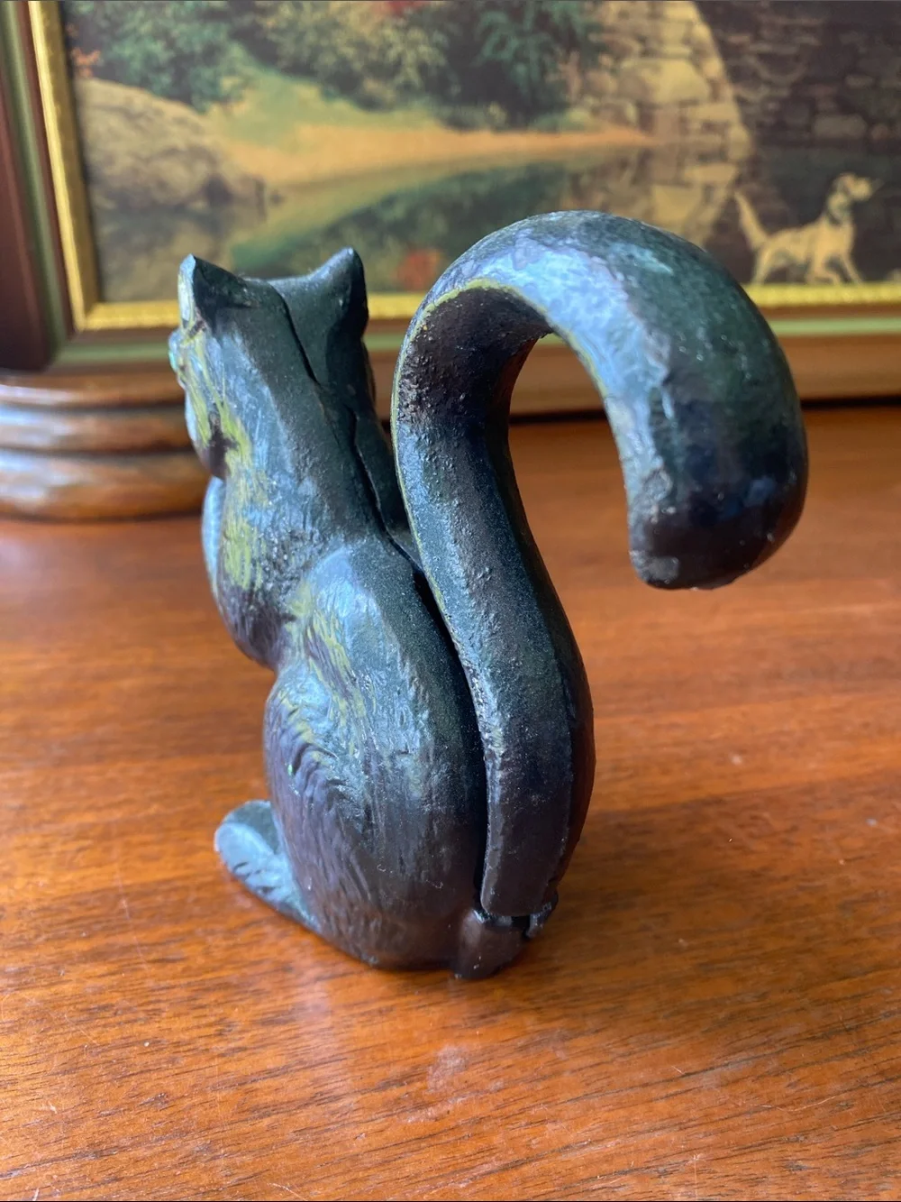 Vintage Cast Iron Squirrel Nutcracker